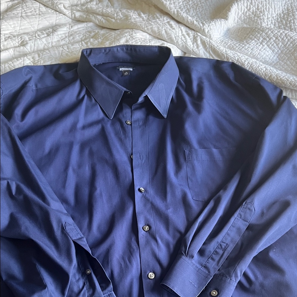 Van Heusen Deep Blue Dress Shirt